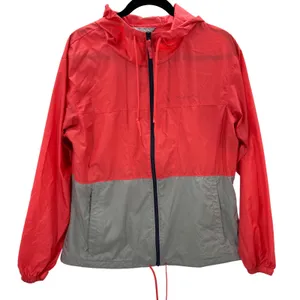 Columbia Rockwell Falls Lightweight Hooded Windbreaker Jacket Coral Gray Size‎ M thumbnail 1