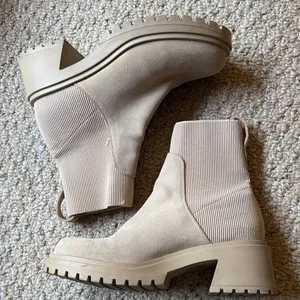 STEVE MADDEN Holley Leather Upper Boots Size 9 thumbnail 5