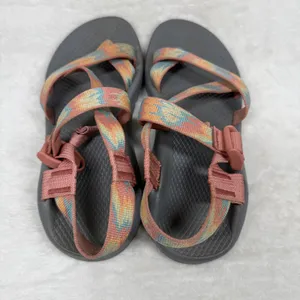 Chaco Z‎ Cloud 2 Womens Size 8 Gray Multi Strap Hiking Sandals Toe Loop Sporty thumbnail 6