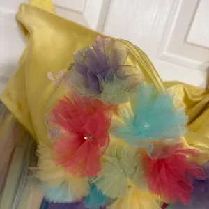 Strapless Multi Color Tulle Formal‎ Dress Size undefined thumbnail 4