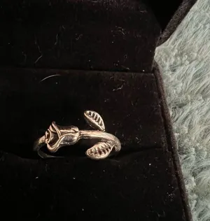 Women’s Stainless Steel Silver Ring Size 7 thumbnail 1