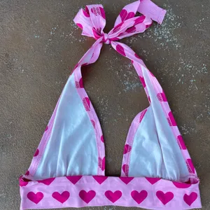 Pink hearts bralette / top 💕 sz s thumbnail 2
