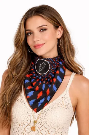 Grateful Dead Lightning Bolt Bandana Unisex thumbnail 1