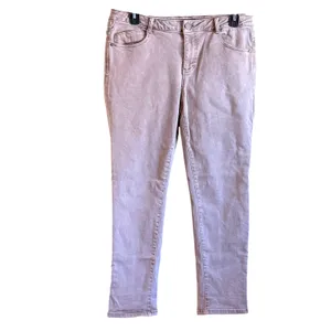 Democracy‎ Straight Leg Jeans size 12 Light Brown Flex-ellent Mid Rise Stretch thumbnail 2