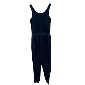 Aerie‎ Womens Velvet Sleeveless Jumpsuit Minimalist Cool Girl Lounge Cozy Size L thumbnail 4