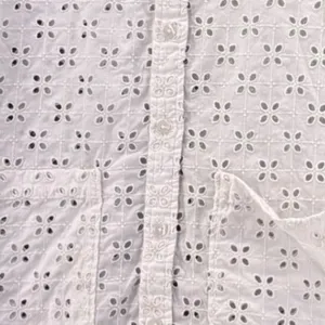 Gap Eyelet Shirt Dress‎ White Small thumbnail 7