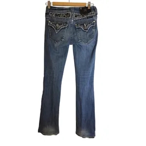 Miss Me Women's Embellished Butterfly‎ Pocket Bootcut Jeans Size 27 thumbnail 4