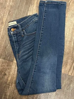 Madewell blue size 26 low rise‎ bootcut jeans thumbnail 1