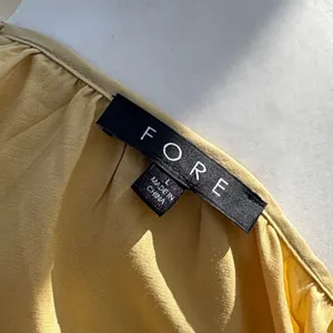 Anthropologie Fore Yellow V-Neck Dress thumbnail 10
