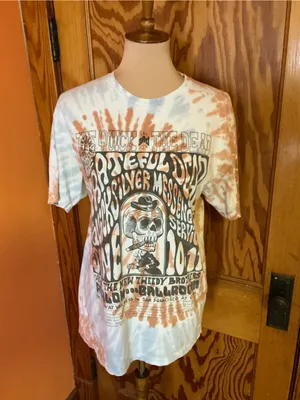 Grateful Dead Quick The Dead Tie Dye Graphic T Shirt Life Clothing Co Large thumbnail 3