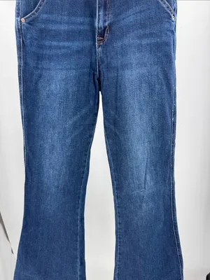 Rock & Roll Denim Women's Blue Boot Cut Jeans 30x34 med wash western high rise thumbnail 8