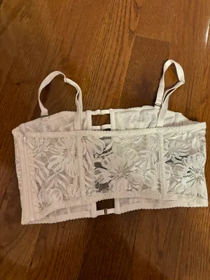 NWT Victoria’s secret very sexy malibu lace shimmer bustier corset bra - Large thumbnail 6