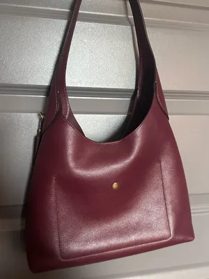 Coach Brooklyn Shoulder Bag 28 - Merlot - Like New! thumbnail 1