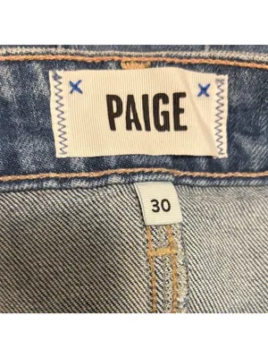 Paige Harper High Rise Wide Leg Jeans Size 30 Familia Wash thumbnail 6