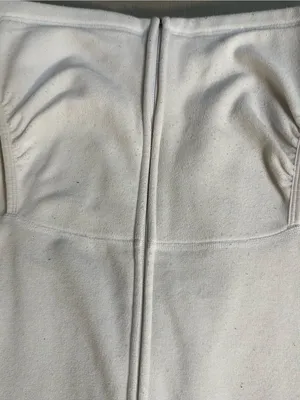 The North Face White Full-Zip Fleece Hoodie Casual Outdoors Preppy thumbnail 3
