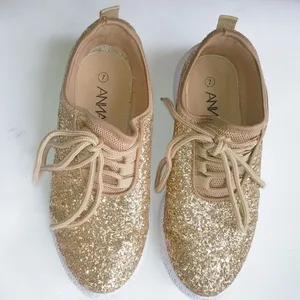 Anna 7 Gold Glitter Slip On Sneakers thumbnail 9