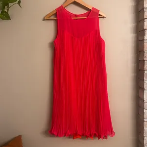 Anthropologie | MAEVE Layered Pleat Ruffle Swing‎ Dress thumbnail 3