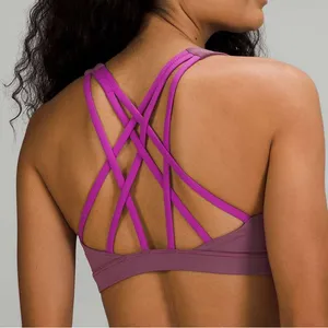 Lululemon Free to Be Serene Bra Light Support Vintage Plum / Vivid Plum thumbnail 2