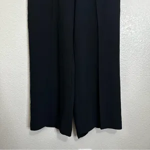 Aritzia Wilfred Black Chici Minimalist Contemporary Wide Leg Pants, Size 6 thumbnail 4