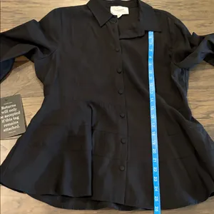 New With Tags Tuckernuck Pomander Place Black Aspen Blouse Sz M thumbnail 11