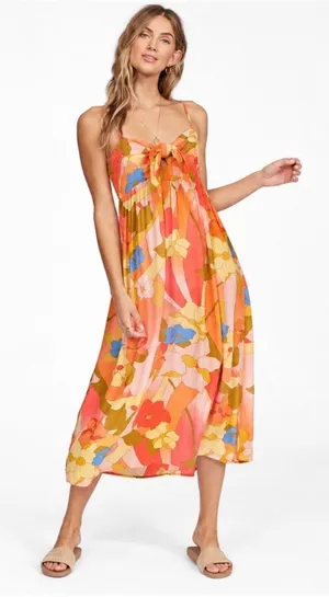 Billabong Dress Floral midi thumbnail 1