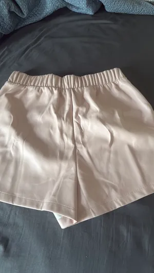 Steve Madden Pink Faux Leather Shorts thumbnail 2