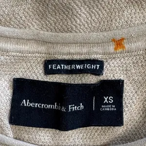 Abercrombie‎ & Fitch Beige Short Sleeve Knit Top Featherweight XS thumbnail 4