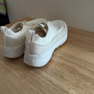 Sorel Womens Size 8 ONA 503‎ Low Knit Sea Salt Chalk Platform Sneakers Shoes thumbnail 3