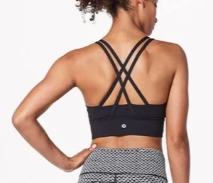 Lululemon Energy Longline Sports Bra Black thumbnail 2
