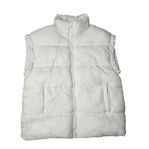 Free People Movement In‎ A Bubble Puffer Vest White Size: M thumbnail 2