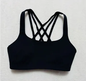 Lululemon Bring the Energy Sports Bra Size 6 B C Black thumbnail 1