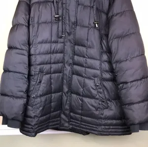 Nautica Women’s Black Puffer Faux Fur Hood Zipper Button-Up Fall Winter Jacket thumbnail 3