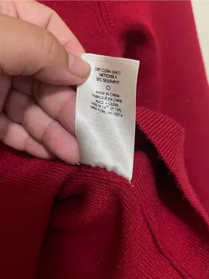 Alice + Olivia Vibrant Red Mock Neck Long-Sleeve Top thumbnail 6