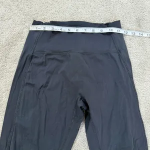 Alphalate Women’s High Waisted Legging Pull On Activewear Gym in Black M thumbnail 10