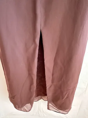 Onyx Nite Brown Sleeveless Maxi Dress thumbnail 12