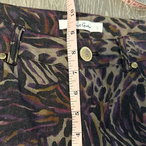 Robert Graham Women’s Deidre Collector‎ Multi Animal-Print Skinny Jeans Pants thumbnail 6
