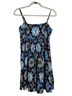 Anthropologie Hutch Pineapple Print Romper Size Small Blue Black Tropical thumbnail 3