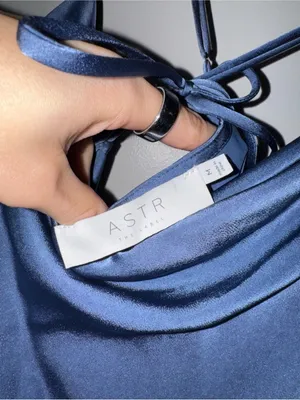 ASTR the label Gaia Slip Dress in blue size M thumbnail 10