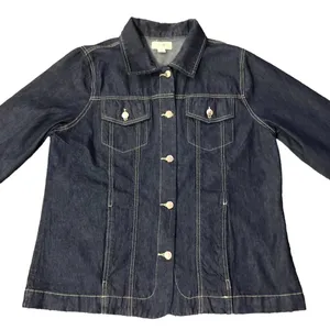 Turtle Bay New York Jean Jacket Womens L Used *Stain on Cuff thumbnail 14
