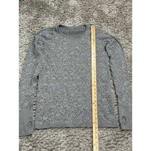Lululemon Swiftly Tech Long Sleeve T-Shirt Top Women’s Size 10 18x28 Gray thumbnail 11