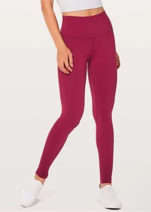 Lululemon Wunder Under Hi-Rise Tight 28” in Ruby Wine thumbnail 2
