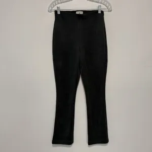 Tuckernuck Deep Olive Green Suede Ashford Kick Flare Pants Size XS‎ thumbnail 2