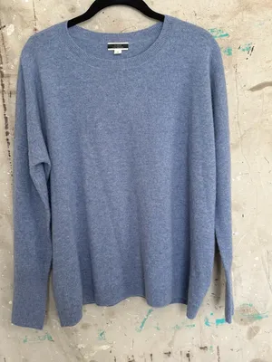 J Crew Cashmere Crewneck Boyfriend Sweater thumbnail 1