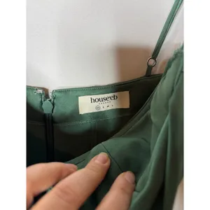 House Of CB Charmaine Corset Maxi Dress in Forest Green XS thumbnail 3