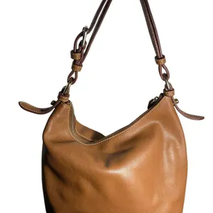 Vintage Dooney & Bourke Brown Leather Shoulder Bag J1530967 thumbnail 2