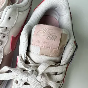 Nike Air Force 1 Shadow Womens Phantom/Pink Oxford/White/Red Stardust Sneakers10 thumbnail 12