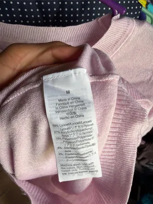 J. Crew Pale Pink Short-Sleeve Crewneck Sweater Medium thumbnail 3