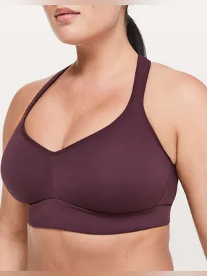 Lululemon Speed Up Bra C/D Dark Adobe size 6 thumbnail 1