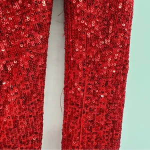 RTR One33 Social Red Sequin Drape Long‎ Sleeve Sheath Mini Dress Sz 4 thumbnail 10