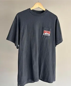 Marlboro snake graphic TSHIRT Adventure team snake promo t-shirt Faded thumbnail 1